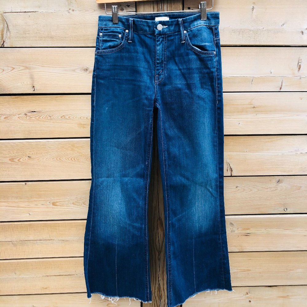 MOTHER JEANS The Mellow Drama in Stardust Wide-Leg
